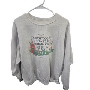 "100% That Grinch" Sweater - Hanes - XL